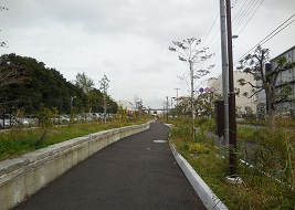 再び遊歩道になる廃線跡 再び遊歩道になる廃線跡
