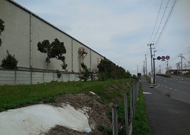 草生した線路跡 草生した線路跡