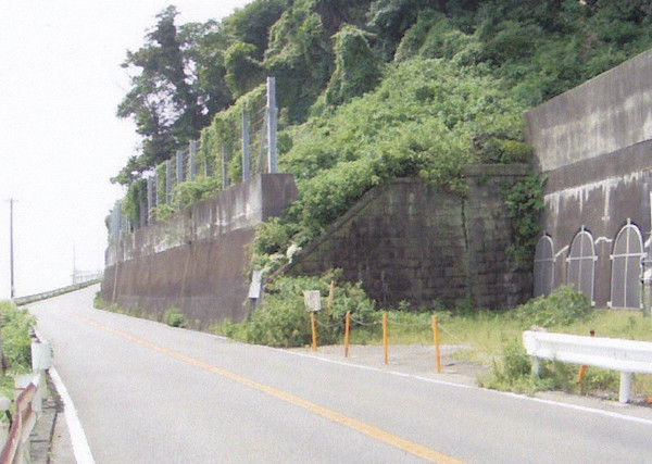 石部トンネルポータル 石部トンネルポータル