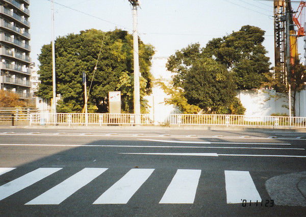 西平沼付近の旧線跡